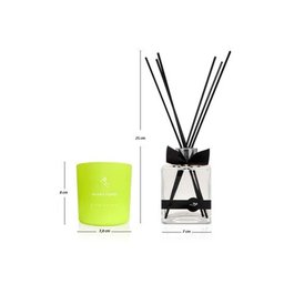 Kit Dia a Dia Vela Perfumada 180g + Dif. 250mL - Bambu Acqua Aroma - 3