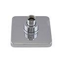 Ver imagem 5 de Ducha Chuveiro Flatt Quadrado Abs Cromado C/ Braço Parede