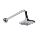 Ver imagem 1 de Ducha Chuveiro Flatt Quadrado Abs Cromado C/ Braço Parede