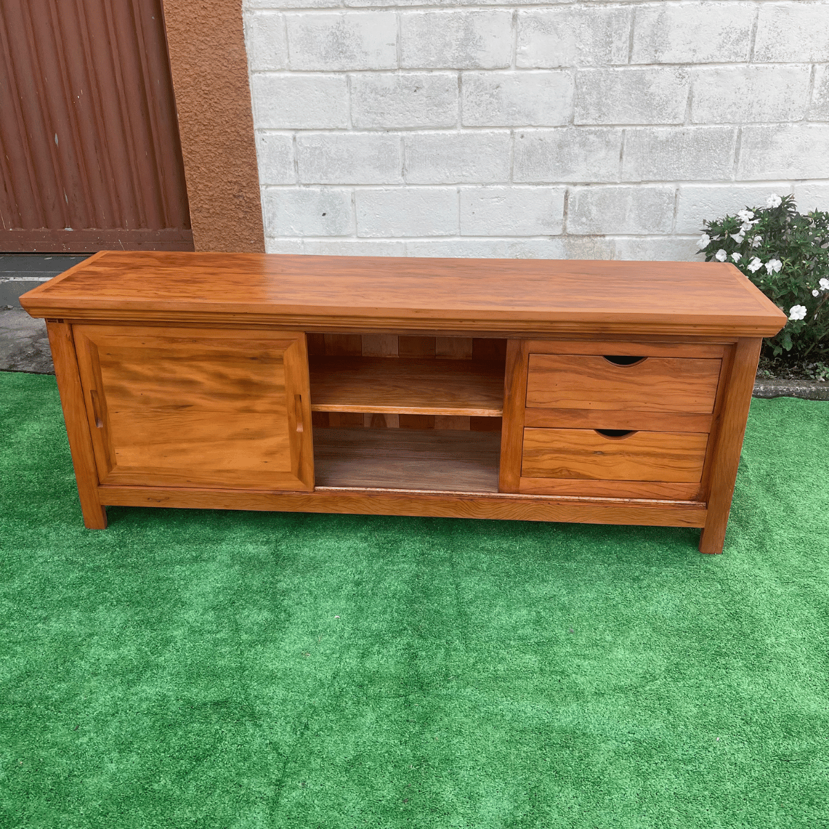 Ver imagem 4 de Rack Madeira de Demolição 160 X 60 Maciço com 4 Gavetas Sudeste Rústico