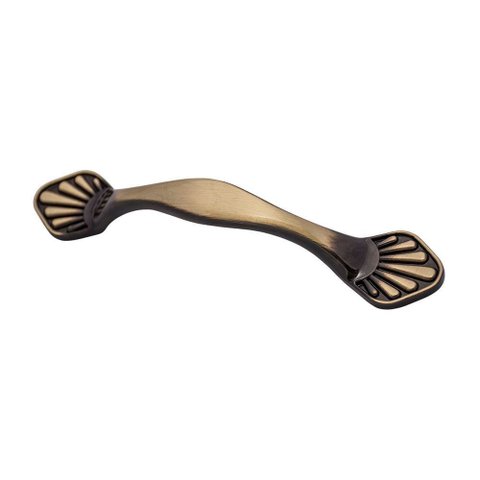 Puxador Arizona Ouro Velho Escovado 96 Mm 347 Linha Tradition Torralba
