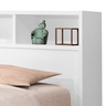 Cabeceira para Cama Box Casal 1,40 Portugal Branco - 2