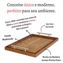 Ver imagem 3 de Bandeja Cantinho Café Grande Moderna Decorativa Ambiente Casa Sala Jantar Recepção Escritório Madeco