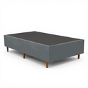Ver imagem 1 de Base Cama Box Solteiro Padrão 88x188x37 Cor Cinza