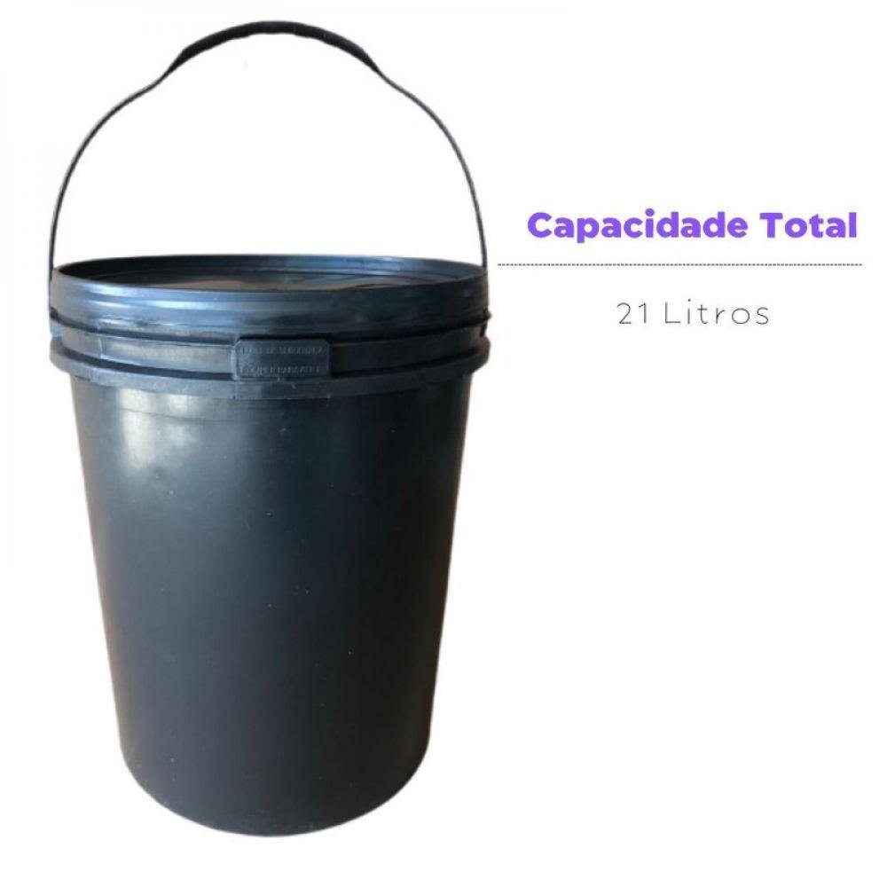 Balde 20l para Eletricista com Tampa - 5