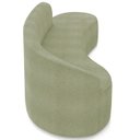 Ver imagem 7 de Sofá 4 Lugares para Sala 220cm Orgânico Wendi Boucle Pistache I01 - Mpozenato