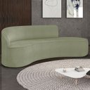 Ver imagem 1 de Sofá 4 Lugares para Sala 220cm Orgânico Wendi Boucle Pistache I01 - Mpozenato