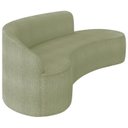 Ver imagem 6 de Sofá 4 Lugares para Sala 220cm Orgânico Wendi Boucle Pistache I01 - Mpozenato