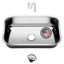Ver imagem 3 de Cuba Pia Numero 2 Cozinha Inox American Steel 56x34x17