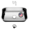 Cuba Pia Numero 2 Cozinha Inox American Steel 56x34x17 - 3