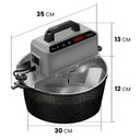 Ver imagem 4 de PA10PC Misturador Elétrico G3 10 Litros Bivolt (Panela Automática) 50/60 hz Preto Craqueado
