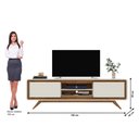 Ver imagem 7 de Rack Channel 180 Innovative para Tv Nature/off White