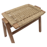 Banco Sancho 1 Lugar em Madeira Maciça de Eucalipto Cor Amêndoa - 5