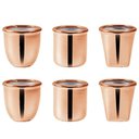 Ver imagem 1 de Kit Cachepot Rose Gold em Cerâmica 6 Peças
