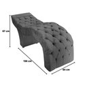 Ver imagem 3 de Maca Estofada Estética Cílios Salão Spa Suede Maiara Cor:cinza