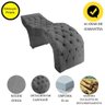 Maca Estofada Estética Cílios Salão Spa Suede Maiara Cor:cinza - 4