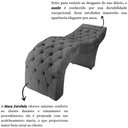 Ver imagem 5 de Maca Estofada Estética Cílios Salão Spa Suede Maiara Cor:cinza