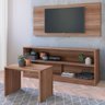 Sala de Estar Completa para Tv até 32 Polegadas Castanho Br 387 - Brv Móveis - 1