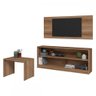 Sala de Estar Completa para Tv até 32 Polegadas Castanho Br 387 - Brv Móveis - 2