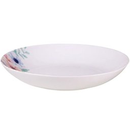 Kit Jogo de Pratos Fundo Sopa 8pçs 8 Pessoas Floratta 22cm - 4