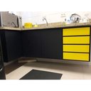 Ver imagem 2 de Papel Adesivo Tipo Contact Cores Fosco Leotack C/5 Metros Paredes/móveis/eletrodomésticos Preto