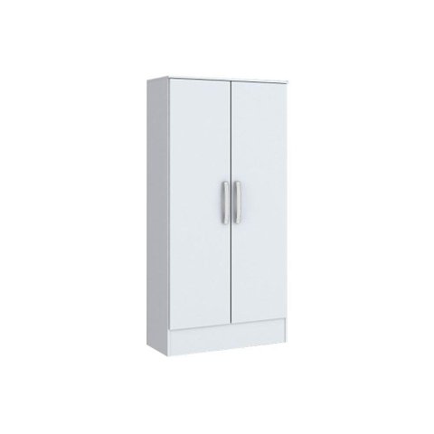 Armário Multiuso Lavanderia Zafira c/ 2 Portas Branco - Henn