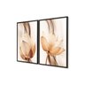 Quadro Flor Duplo Tamanho 50x70 2 Peças - 3