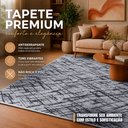 Ver imagem 5 de Tapete Home Trace 1.50 x 2.00 Lavável - Shd:Art Cinza 102
