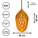 Ver imagem 3 de Luminária Teto tipo Pendente PINGO MDF - Completa - Cor: Marrom