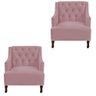 Kit 02 Poltronas Genesis Rosê - 1