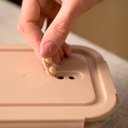 Ver imagem 3 de Kit 3 Potes de Vidro Herméticos 1,04l Retangulares Capuccino Uz Marmita Borossilicato