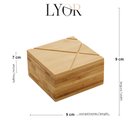 Ver imagem 6 de Saleiro de Bambu Quadrado c/Tampa 7x9x9cm