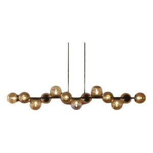 Lustre Pendente 13 Globos de Vidro
