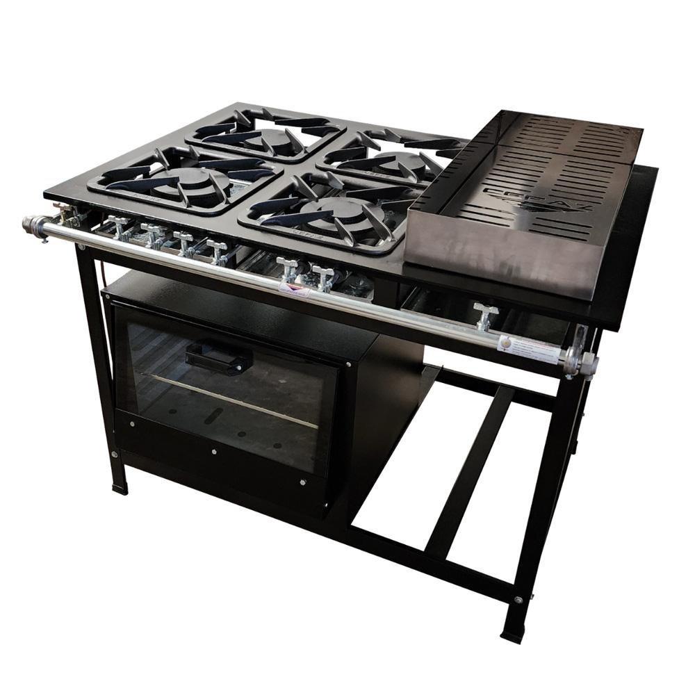 Fogão 4 Bocas Cefaz com Forno e Banho Maria Linha Gold Baixa Pressão CFZG-127B - 2