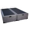 Cama Box Baú Queen Bipartido Suede Sereneprime Cinza 158x198x44 - 1