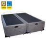 Cama Box Baú Queen Bipartido Suede Sereneprime Cinza 158x198x44 - 4
