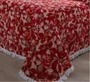 Ver imagem 2 de Colcha Chenille Jolitex Casal Rafaella Vermelha 2,20MX2,40m