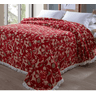Colcha Chenille Jolitex Casal Rafaella Vermelha 2,20mx2,40m - 1
