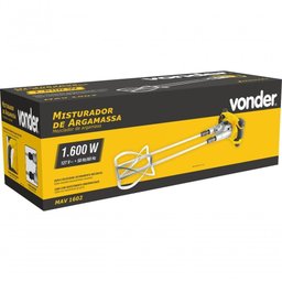 Misturador Elétrico de Argamassa 2 Pás Mav 1602 127v Vonder - 2