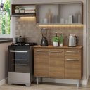 Ver imagem 1 de Armário de Cozinha Compacta 165cm Rustic Emilly Madesa 03