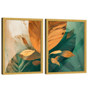 Ver imagem 1 de Quadro Decorativo Floral Moderno Duo