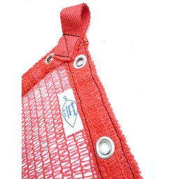 Tela Sombrite Vermelho 35% 2x2 Bainha e Ilhós - 2