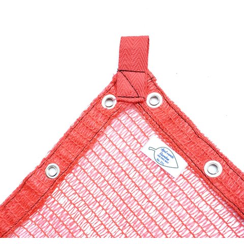 Tela Sombrite Vermelho 35% 2x2 Bainha e Ilhós