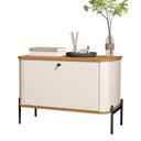 Ver imagem 2 de Mesa de Cabeceira Bancroft Off White Nature Preto