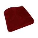 Ver imagem 1 de Cobertor Manta Frio Casal Inverno Liso Microfibra - Bordô