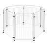 Cercado Pet 6 Módulos + Portão 83cm Utilyse Branco Chiqueirinho Cães Gatos - 1