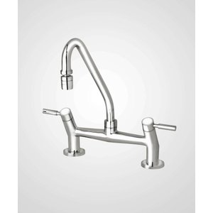 Misturador para Cozinha Slim 1256 C36 Duplo Comando Bancada Perflex