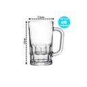 Ver imagem 2 de Jogo Caneca de Chopp Bruges Vidro 360ml 6 Unidades