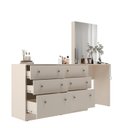 Ver imagem 4 de Cômoda Penteadeira 6 Gavetas e Espelho Maite Yescasa