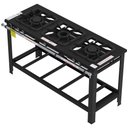 Ver imagem 1 de Fogão Industrial Gastromaq 3 Bocas Linha Mista Fg403lm